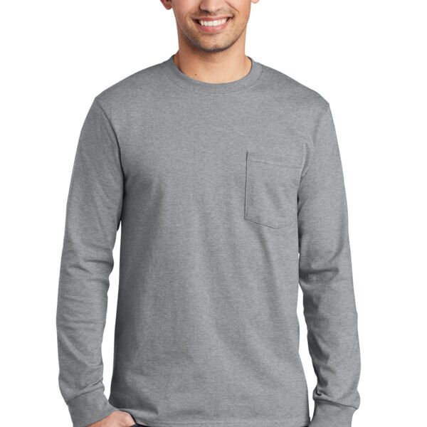 Tall Long Sleeve Essential Pocket Tee Thumbnail